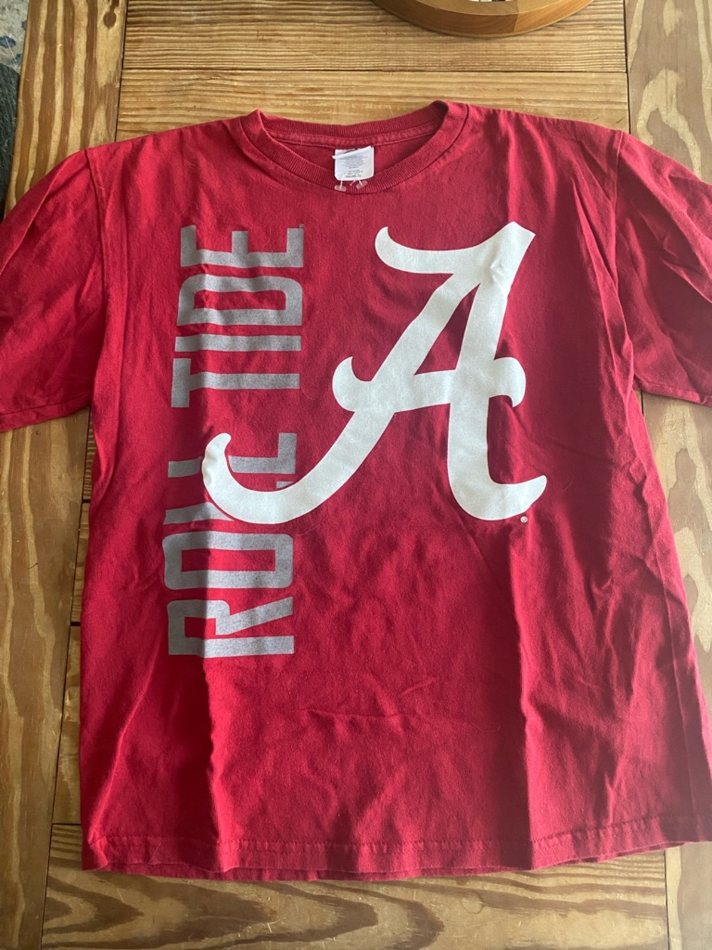 Alabama Crimson Tide Red Kids T-Shirt - Big 'A' Logo